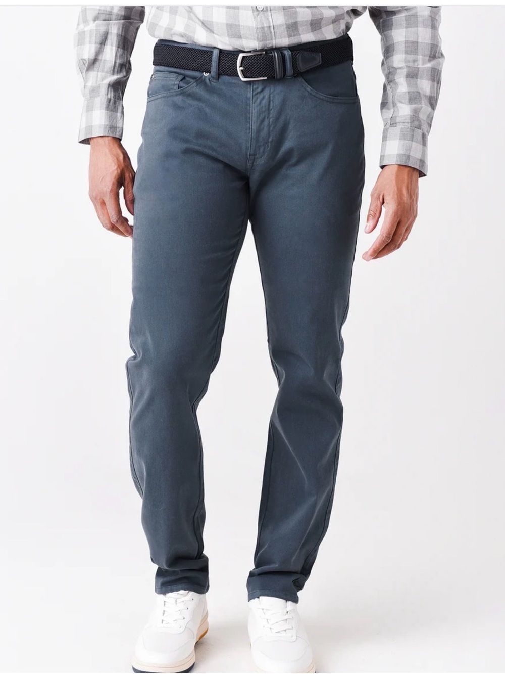 Peter Millar Crown Men's Ultimate Sateen Five-Pocket Pant Charcoal Sz 34x32